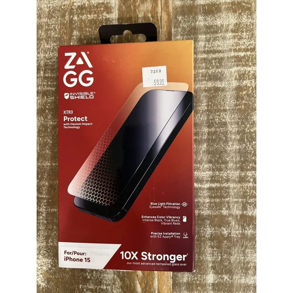 ZAGG‎ Invisible Shield XTR3 Screen Protector for Apple iPhone 15